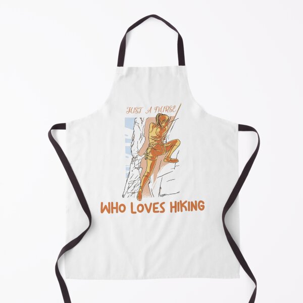 Item preview, Just A Nurse Who Loves Hiking designed and sold by justu-.