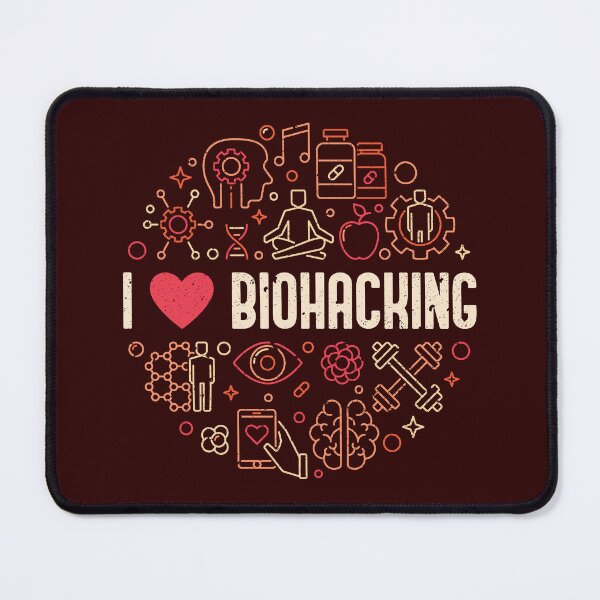 Item preview, I Love Biohacking - Biotechnology Round Distressed Design for Biohackers designed and sold by venomousvector.