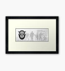 Special Forces Creed Framed Print