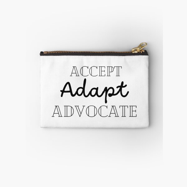 Item preview, Accept Adapt Advocate | School Psychologist designed and sold by BopleDesigns.