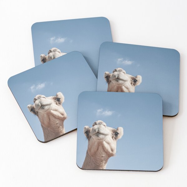 Item preview, Camel Portrait against blue skies designed and sold by DavidGabisPhoto.