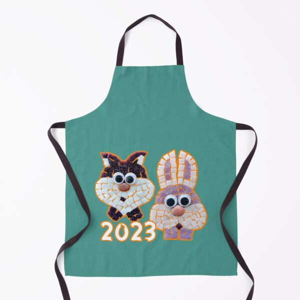 Item preview, Cute Cat and Rabbit Symbols of 2023 designed and sold by IrinaKrilo.