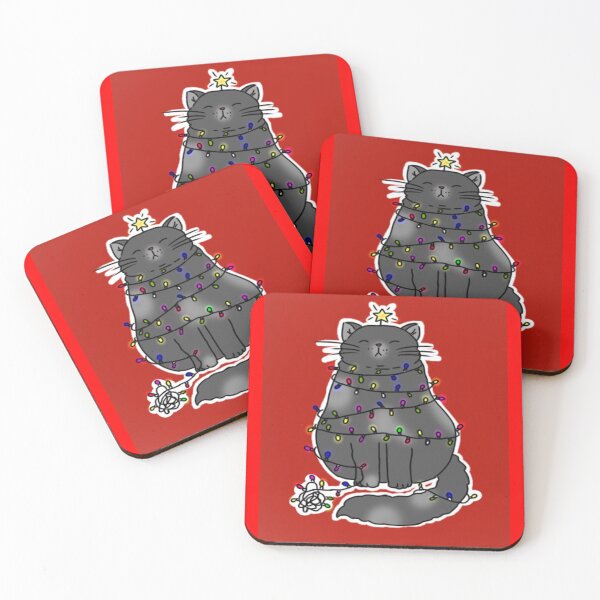 Item preview, Christmas cat designed and sold by Puchi Evans.