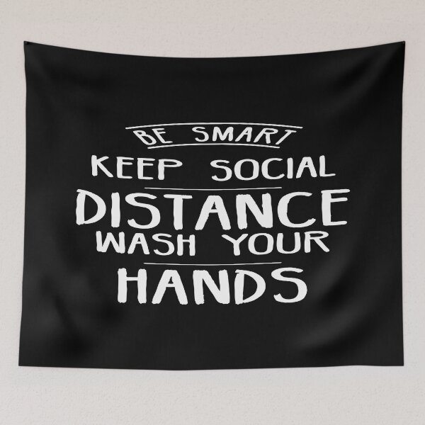 Item preview, Be smart keep social distance wash your hands designed and sold by phassystore.