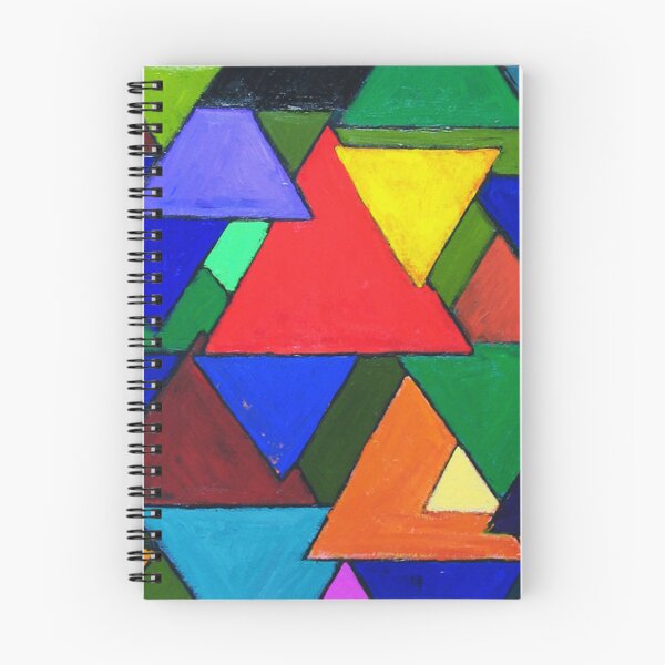 Item preview, retro geometry - colorful triangles designed and sold by hellcom.