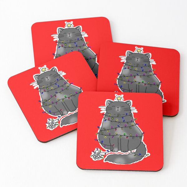 Item preview,  Christmas cat designed and sold by Puchi Evans.