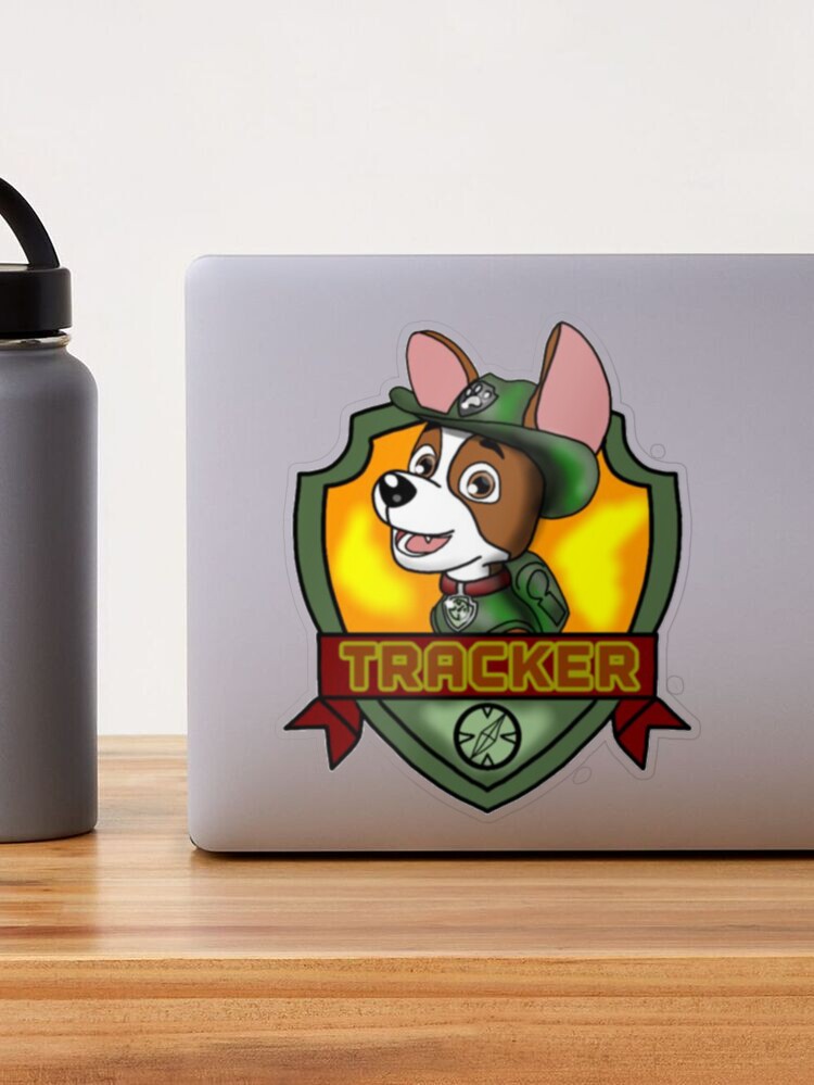 Paw Patrol Tracker Sticker for Sale by VlajkoArtist