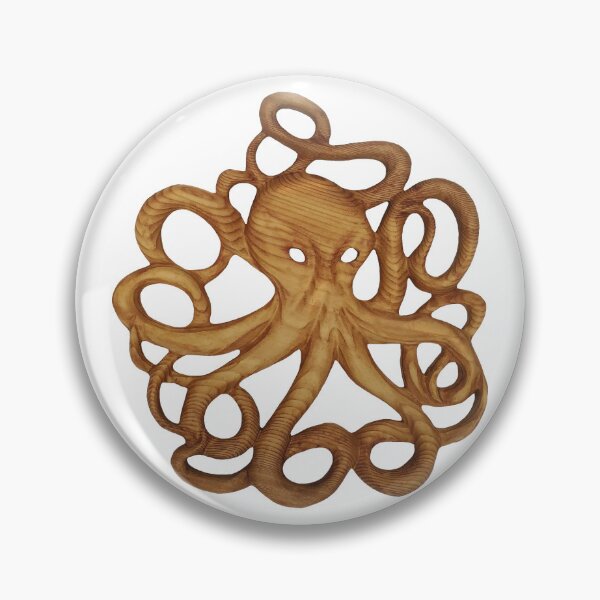 Item preview, Octopus Wood Carving Undersea Creatures Water Element designed and sold by SignsOfSpirit.