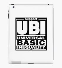 Vinilo o funda para iPad Desigualdad | Blanco