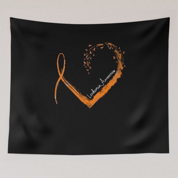 Item preview, Stylish Ribbon Heart Leukemia Awareness designed and sold by Ripper19.