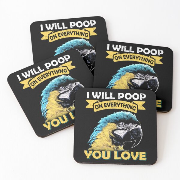 Item preview, I Will Poop On Everything You Love Macaw Parrot designed and sold by Alienphysique.