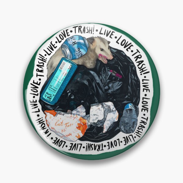 Item preview, Trash Opossum Wearing Lipstick Digging In Trash - Live, Love, TRASH! designed and sold by iamgirl1.