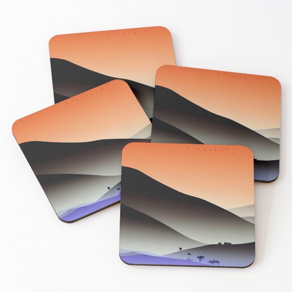 Item preview, Twilight Desert landscape silhouette, minimalism, Ai Generated Art  designed and sold by ACC .