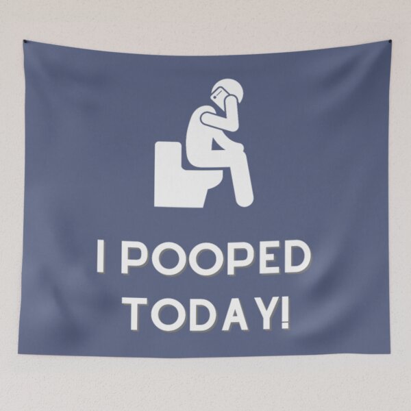 Item preview, Funny I Pooped Today Funny Poop Birthday designed and sold by BerniCane.