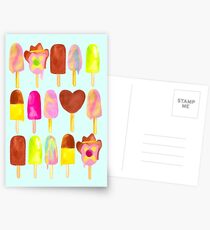Aussie Ice Creams - Blue Postcards