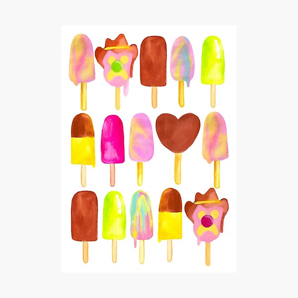 Aussie Ice Creams Photographic Print
