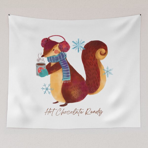 Item preview, Hot Chocolate Ready Chipmunk Wear Neckcloth designed and sold by autumnchu.