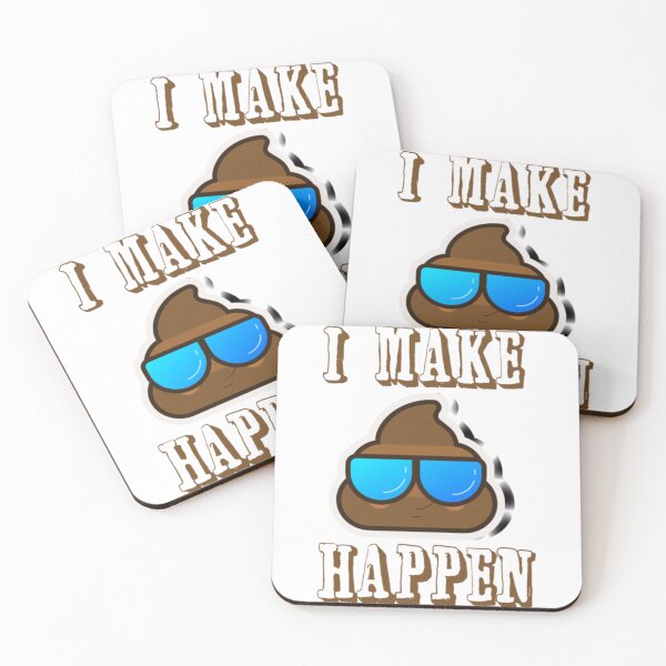 Item preview, Funny Poop - I Make It Happen - Number Two Humor designed and sold by BerniCane.