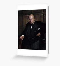 Winston Churchill 1941 by Yousuf Karsh Greeting Card