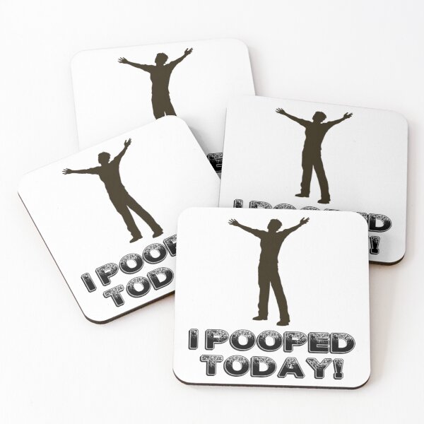 Item preview, Funny Poop - I Pooped Today - Poo Feces Humor designed and sold by BerniCane.