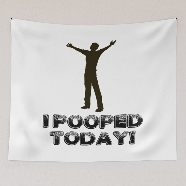 Item preview, Funny Poop - I Pooped Today - Poo Feces Humor designed and sold by BerniCane.