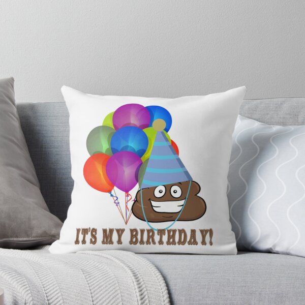 Item preview, Funny Poop - It's My Birthday - Fecal Humor designed and sold by BerniCane.