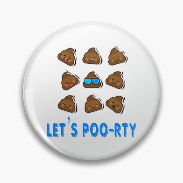Item preview, Funny Poop - Let's Poo-rty - Feces Fecal Humor designed and sold by BerniCane.