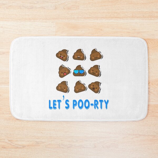 Item preview, Funny Poop - Let's Poo-rty - Feces Fecal Humor designed and sold by BerniCane.