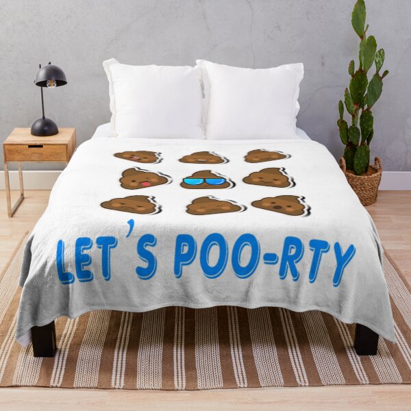 Item preview, Funny Poop - Let's Poo-rty - Feces Fecal Humor designed and sold by BerniCane.