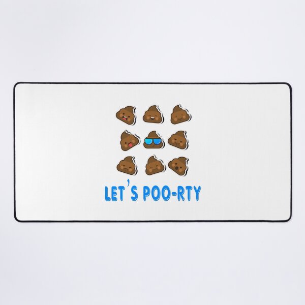 Item preview, Funny Poop - Let's Poo-rty - Feces Fecal Humor designed and sold by BerniCane.