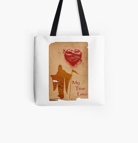 My True Love All Over Print Tote Bag