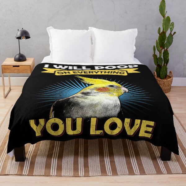 Item preview, I Will Poop On Everything You Love Cockatiel Parrot designed and sold by Alienphysique.
