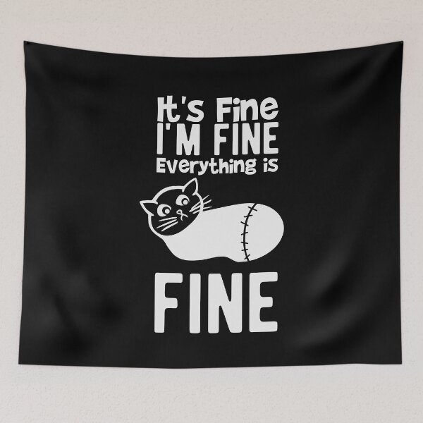 Item preview, Cat stuck in sock. I am fine. designed and sold by camelsvg.
