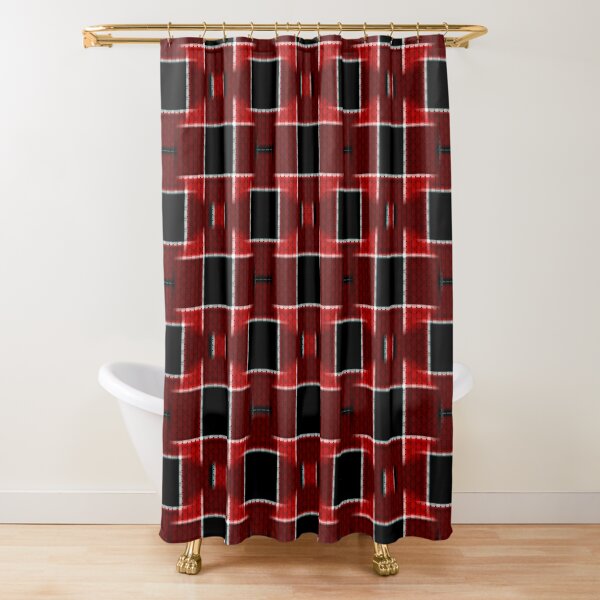 Juego de cortinas de ducha con diseño de bandera de la República  Dominicana, cortina de baño de tela de poliéster con 12 ganchos, decoración  moderna