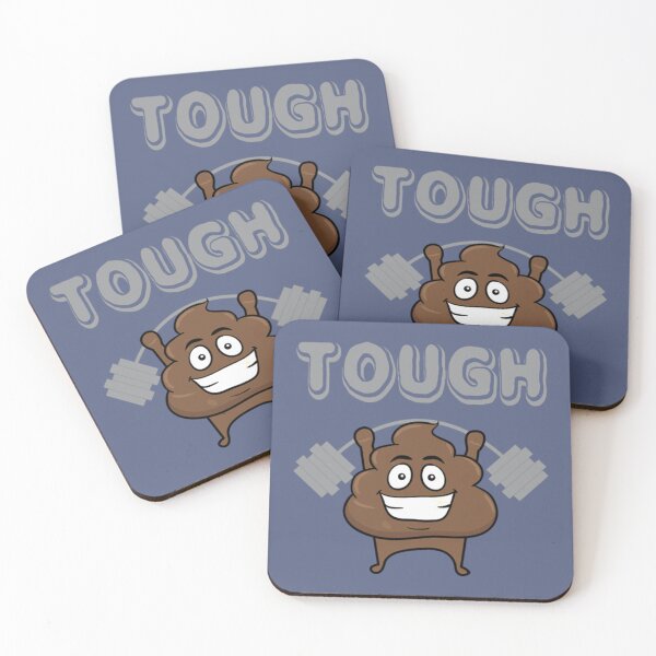 Item preview, Funny Poop - Tough Poo - Number Two Feces Humor designed and sold by BerniCane.