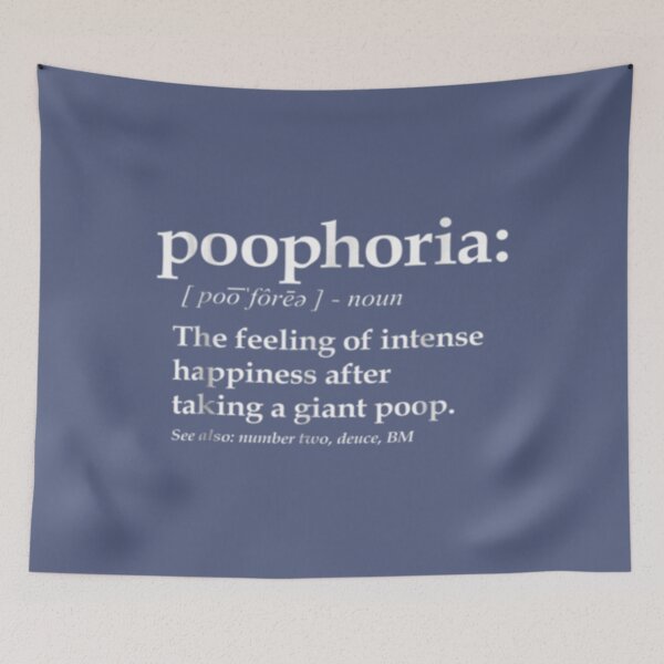 Item preview, Funny Poop Definition That Says Poophoria, Fun Poo designed and sold by BerniCane.