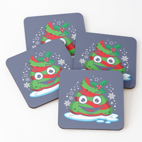 Item preview, Funny Poop Emojis Christmas Art designed and sold by BerniCane.