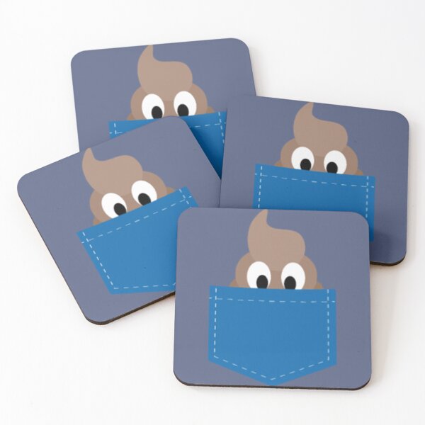 Item preview, Funny Poop in the Pocket Humor Cute Emoticon designed and sold by BerniCane.