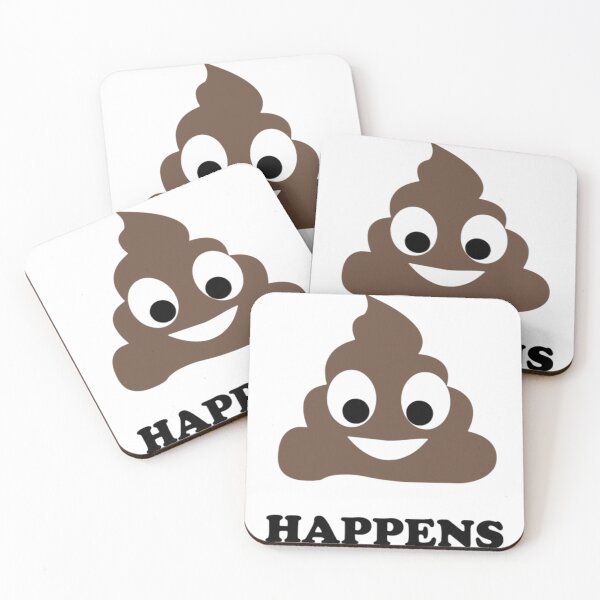 Item preview, Funny Poop Happens Humor Shit Happens With Poop designed and sold by BerniCane.