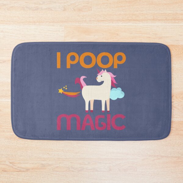 Item preview, funny poop magic cute unicorn cloud shooting star designed and sold by BerniCane.