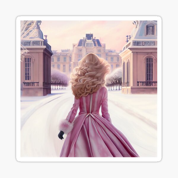 Winter Wonderland at Versailles Sticker