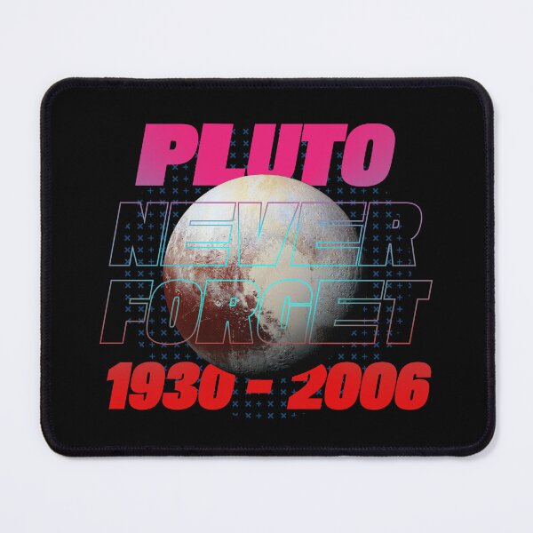 Item preview, Never Forget Pluto Synthwave Neon Style designed and sold by JulianoZn97.