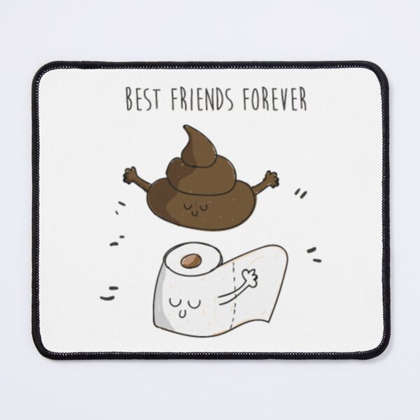 Item preview, Funny Poop Toilet Paper Best friends forever designed and sold by BerniCane.