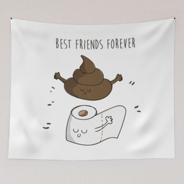Item preview, Funny Poop Toilet Paper Best friends forever designed and sold by BerniCane.