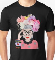 iris apfel - Clothes is just something you put on to cover yourself. Unisex T-Shirt