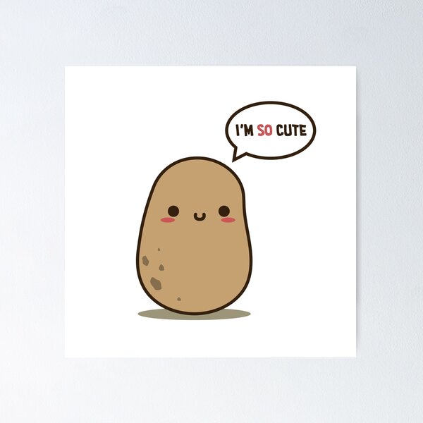 Kawaii Potato Cute Sticker - Kawaii potato Cute So cute - Discover & Share  GIFs