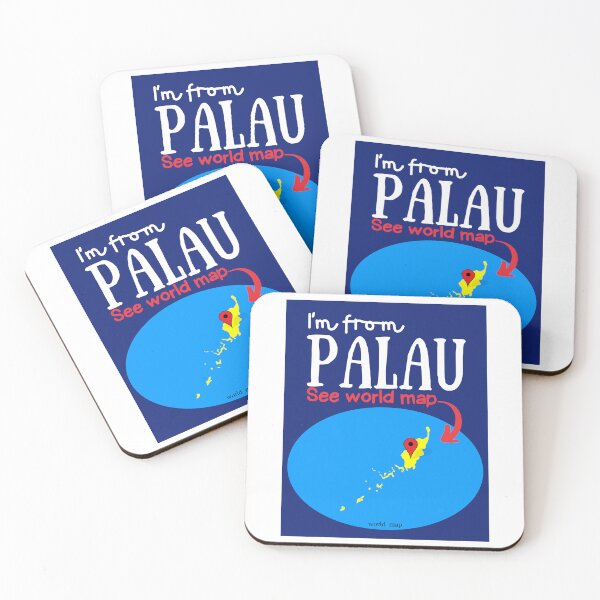 Item preview, I’m from Palau see world map designed and sold by iungs.