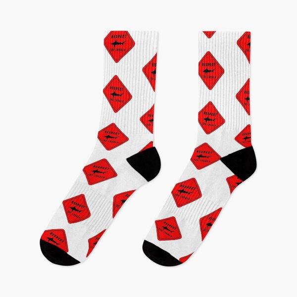 Item preview, Respect The Locals Shark, Funny Shark Gifts, Shark Lover Gifts designed and sold by Stixdesigns.