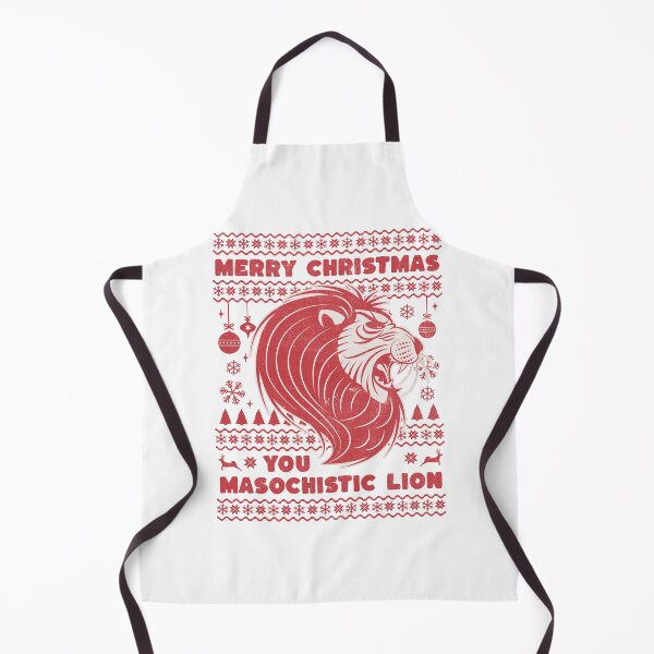 Item preview, Merry Christmas you masochistic lion designed and sold by SpiderMonkey913.