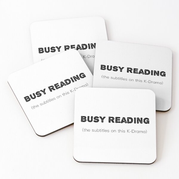 Item preview, Busy Reading (the subtitles on this K-Drama) designed and sold by CreativeKari.